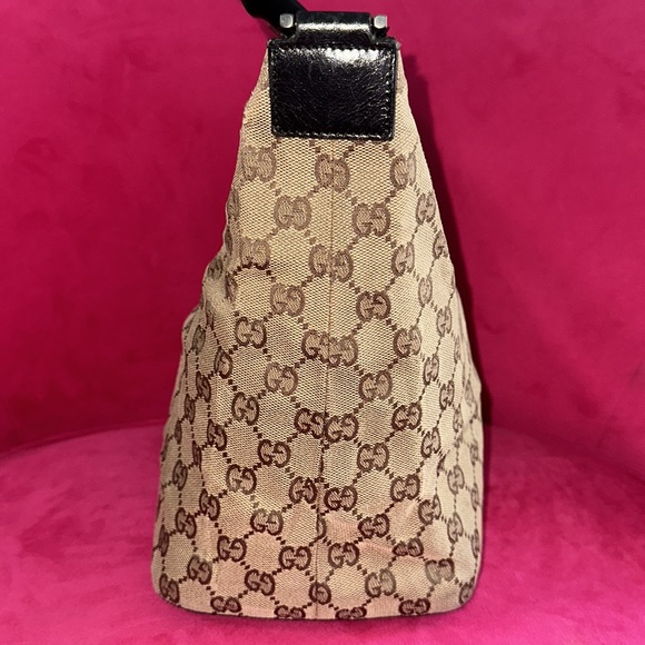 Gucci bamboo strap shoulder tote hobo purse - Picture 3 of 16